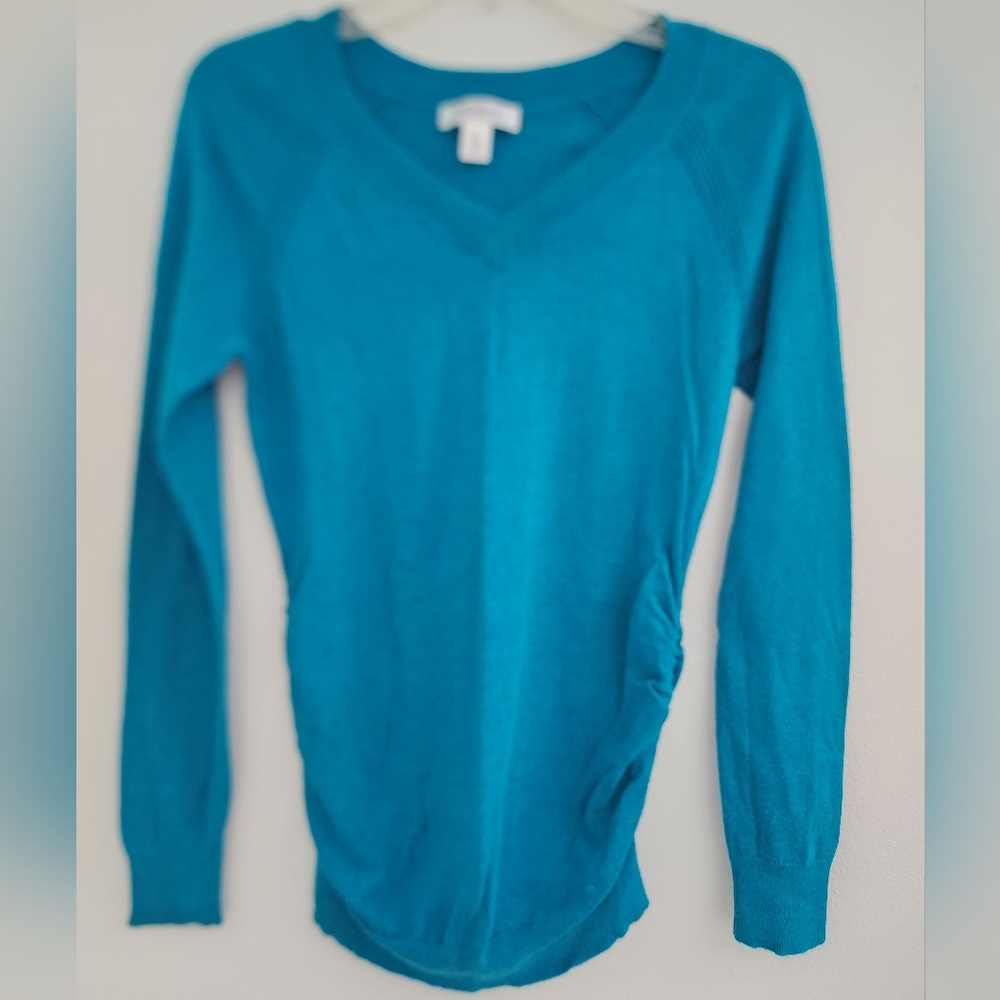 Motherhood Vibrant Blue Long Sleeve Top